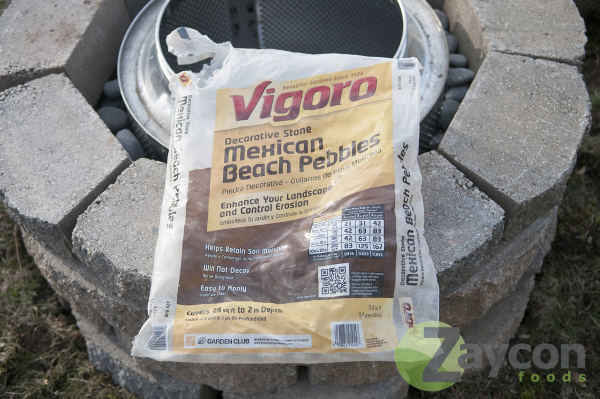 Zaycon Foods- steel drum fire pit