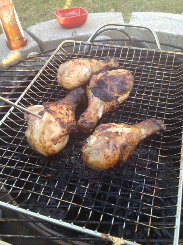 Zaycon Foods- steel drum fire pit